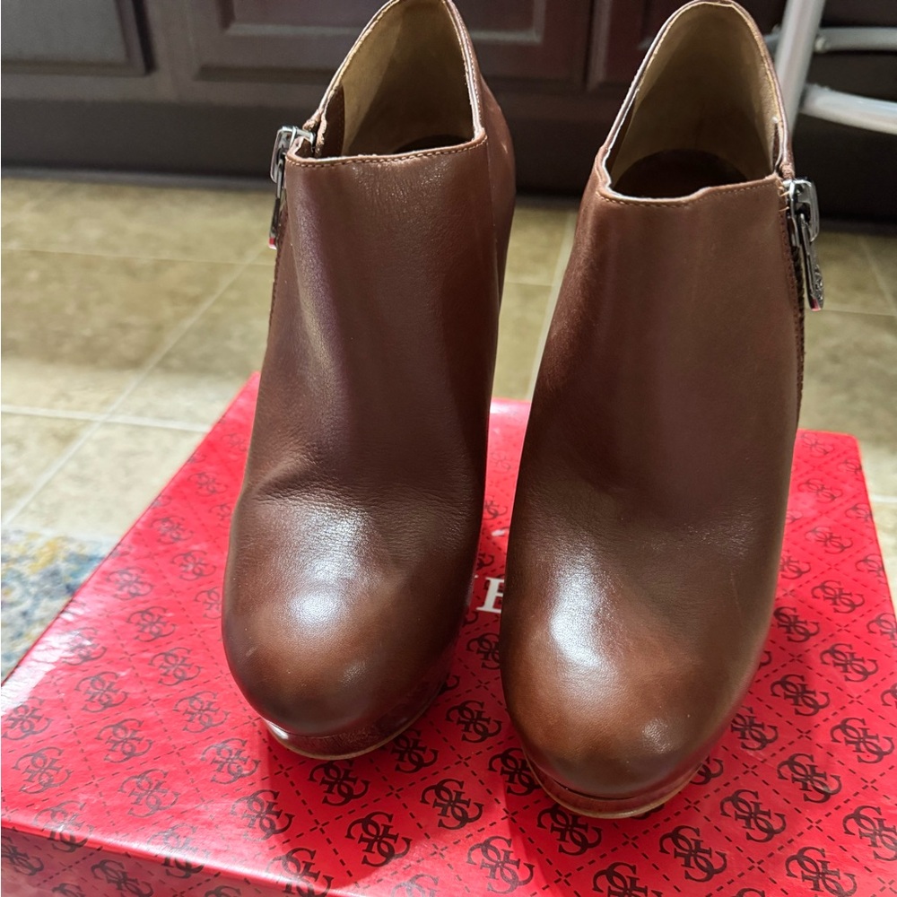 Leather Platform Shoes